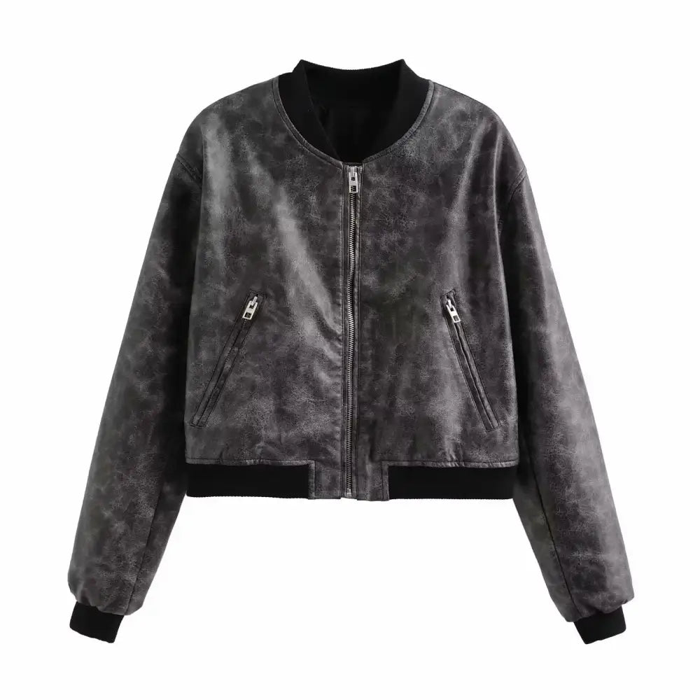 Romantic Pilot Leather Jacket | same ANTHEM