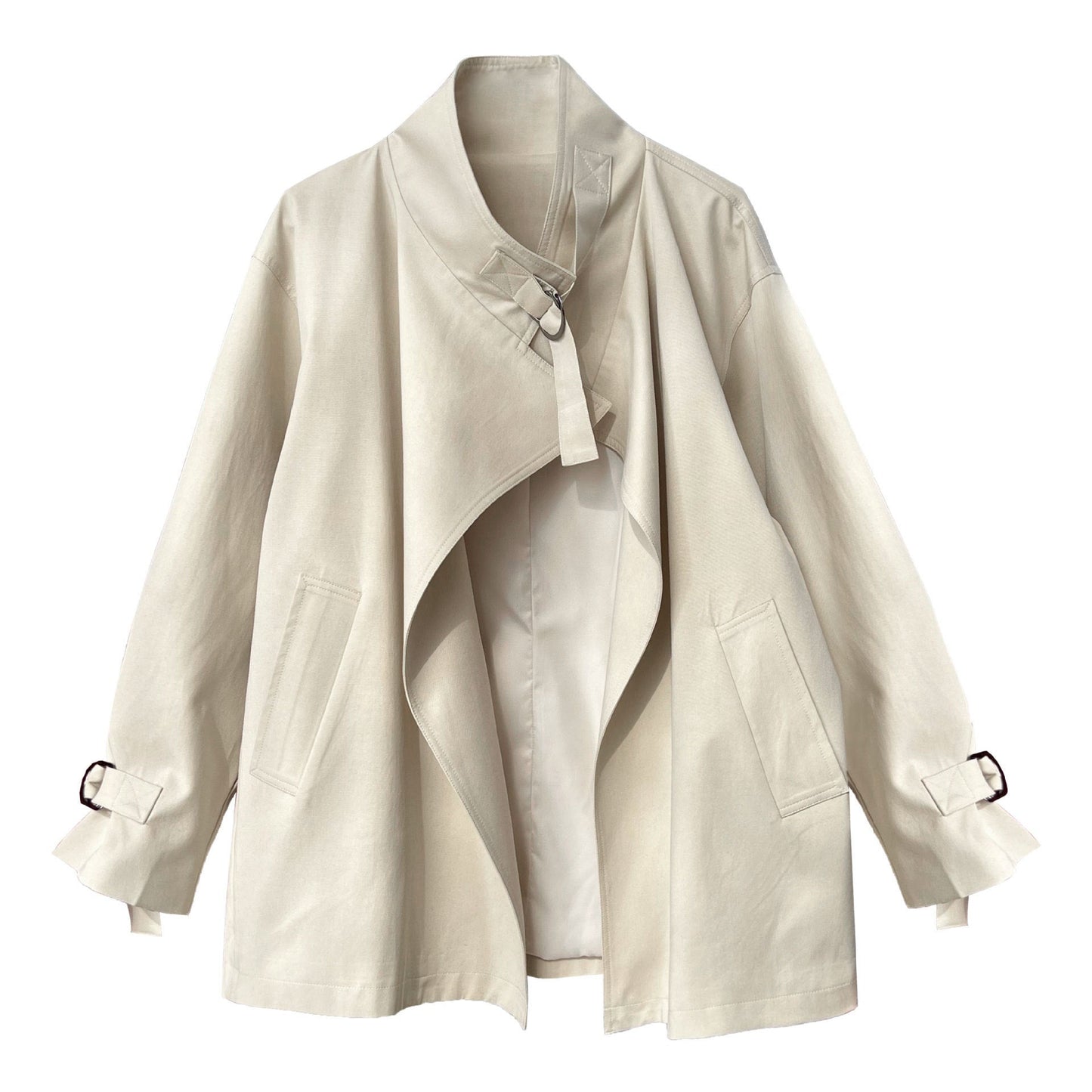 Romantic Stand Collar Trench Coat | same ANTHEM