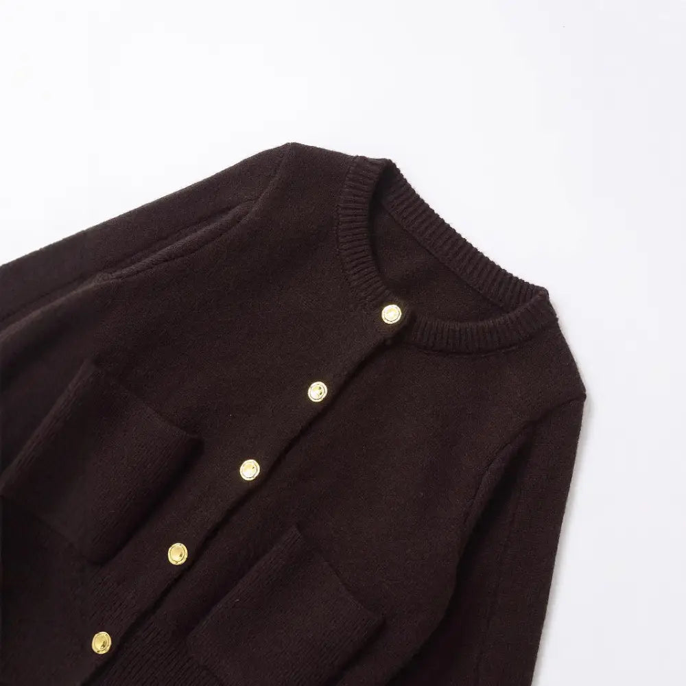 Round Neck Buttoned Knit Cardigan – Soulmate Streetwear | same ANTHEM