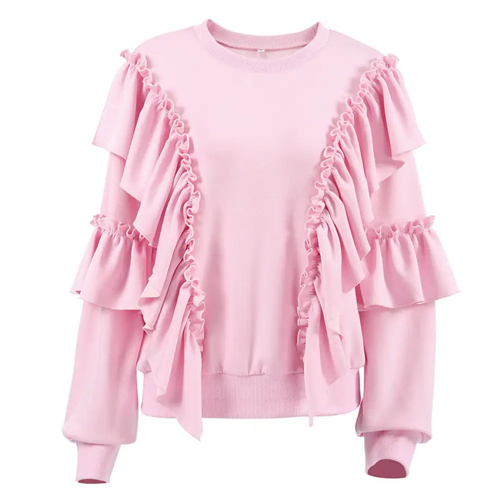 Ruffled Edge Sweatshirt – same ANTHEM.