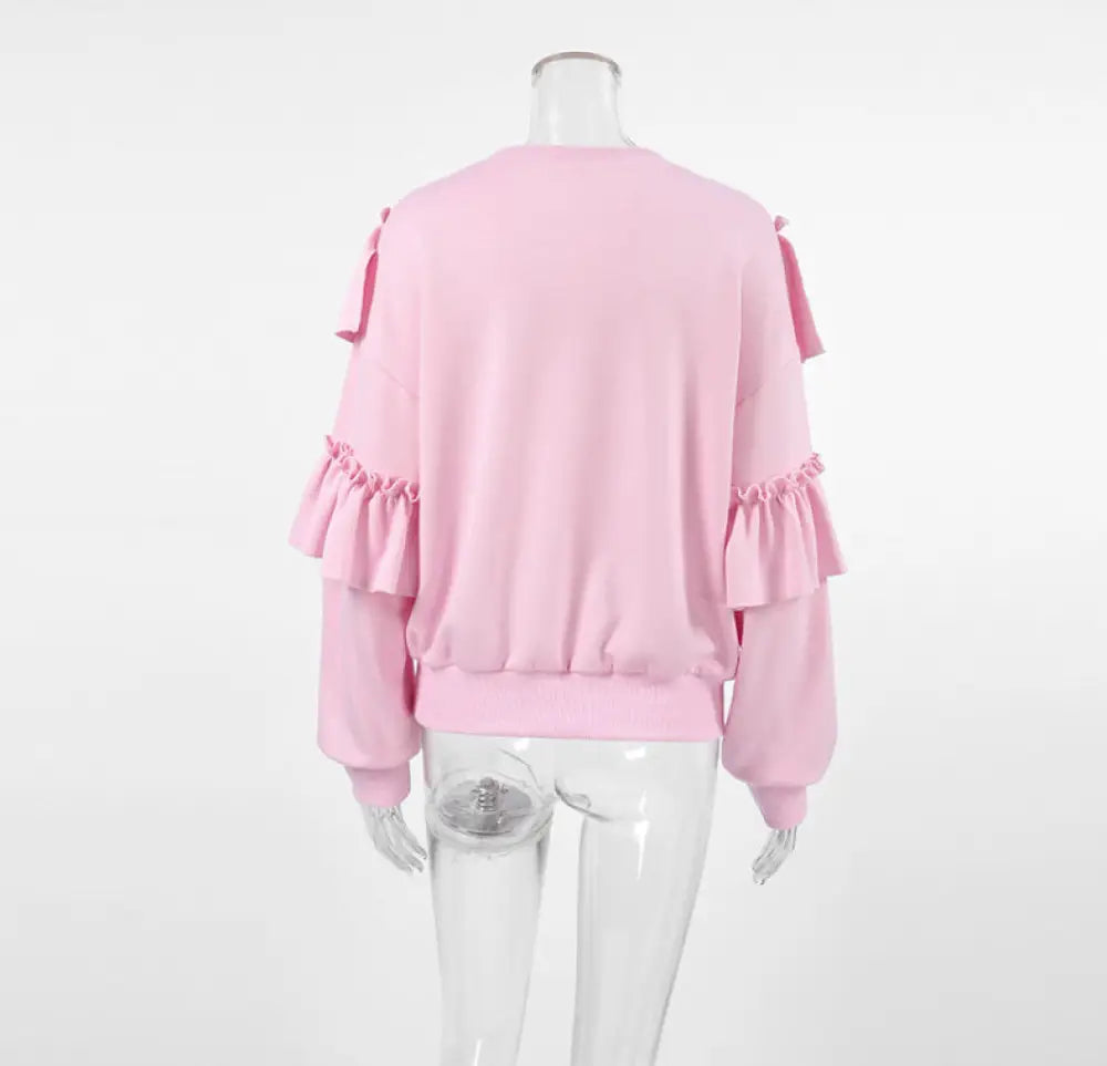 Ruffled Edge Sweatshirt – same ANTHEM.