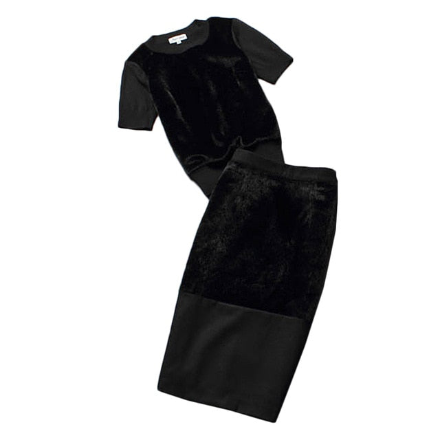 Runway Skirt Set | same ANTHEM. - Black / S
