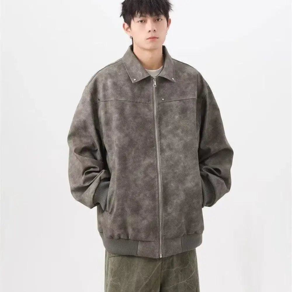 Ruoshuai Korean Fashion Loose Jacket | same ANTHEM. Men’s Coats