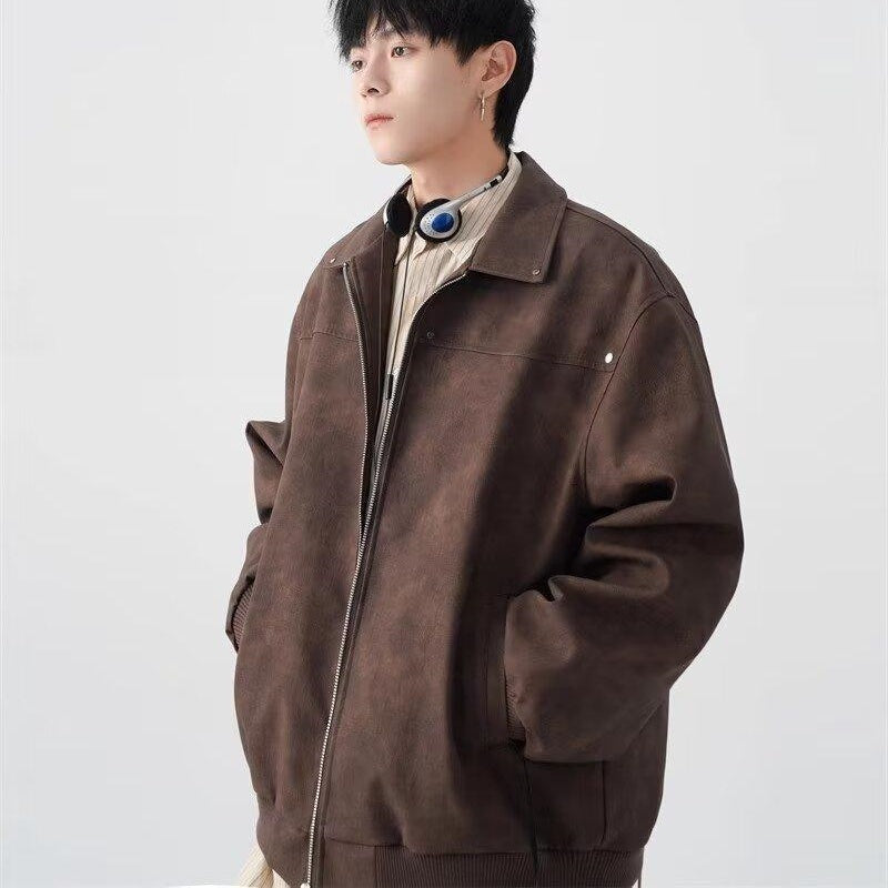 Ruoshuai Korean Fashion Loose Jacket | same ANTHEM. Men’s Coats