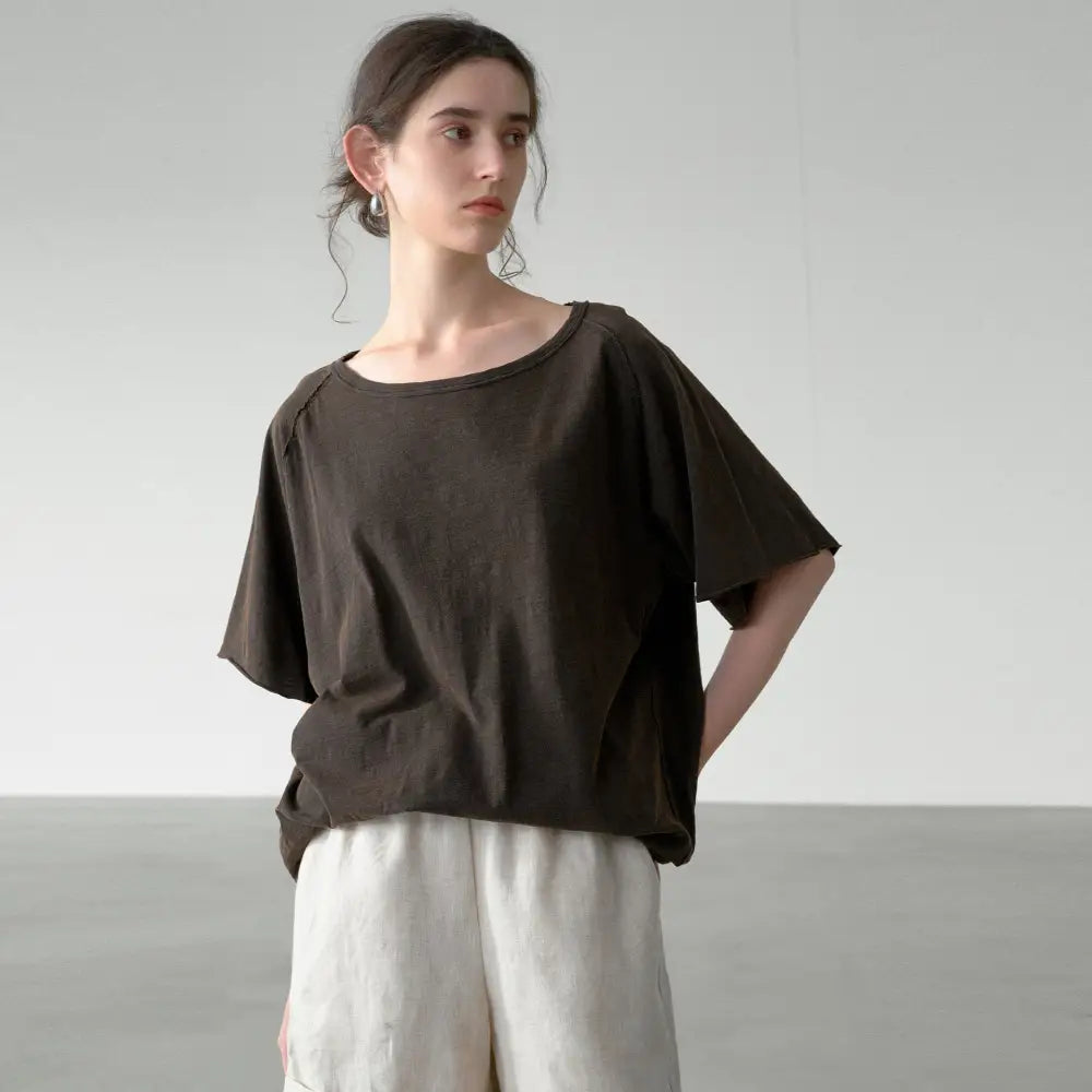 Salt-Washed Vintage T-Shirt Women | Loose Fit Streetwear Tee | same ANTHEM.