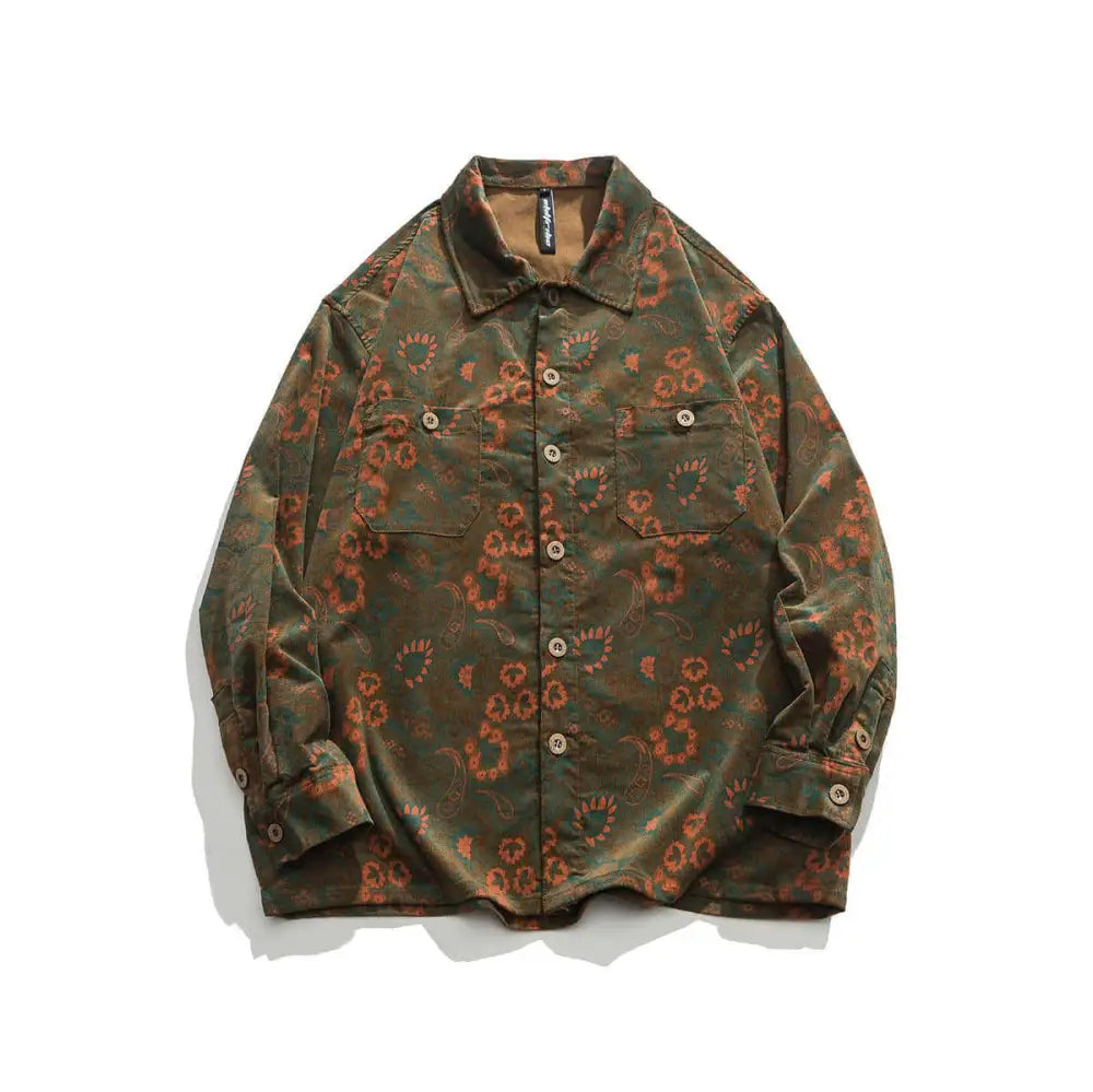 Same Anthem Autumn Floral Shirt | Soulmate Streetwear for Friends & Besties - Color / L