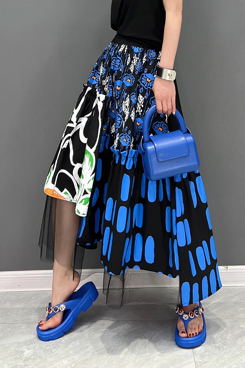 same ANTHEM. Contrast Mesh A-line Skirt – Soulmate Streetwear with Edge