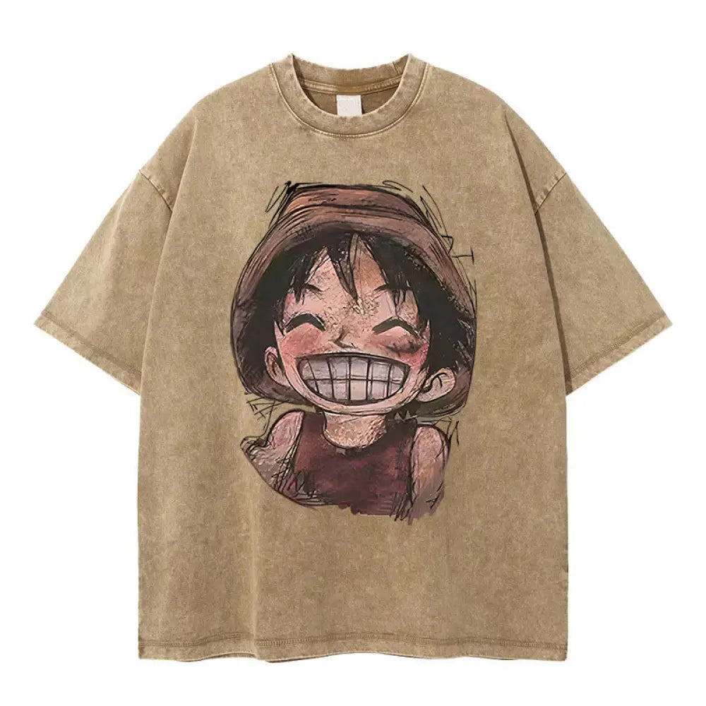 same ANTHEM. Distressed Washed Kikitee Tee – Loose High Street Soulmate Streetwear