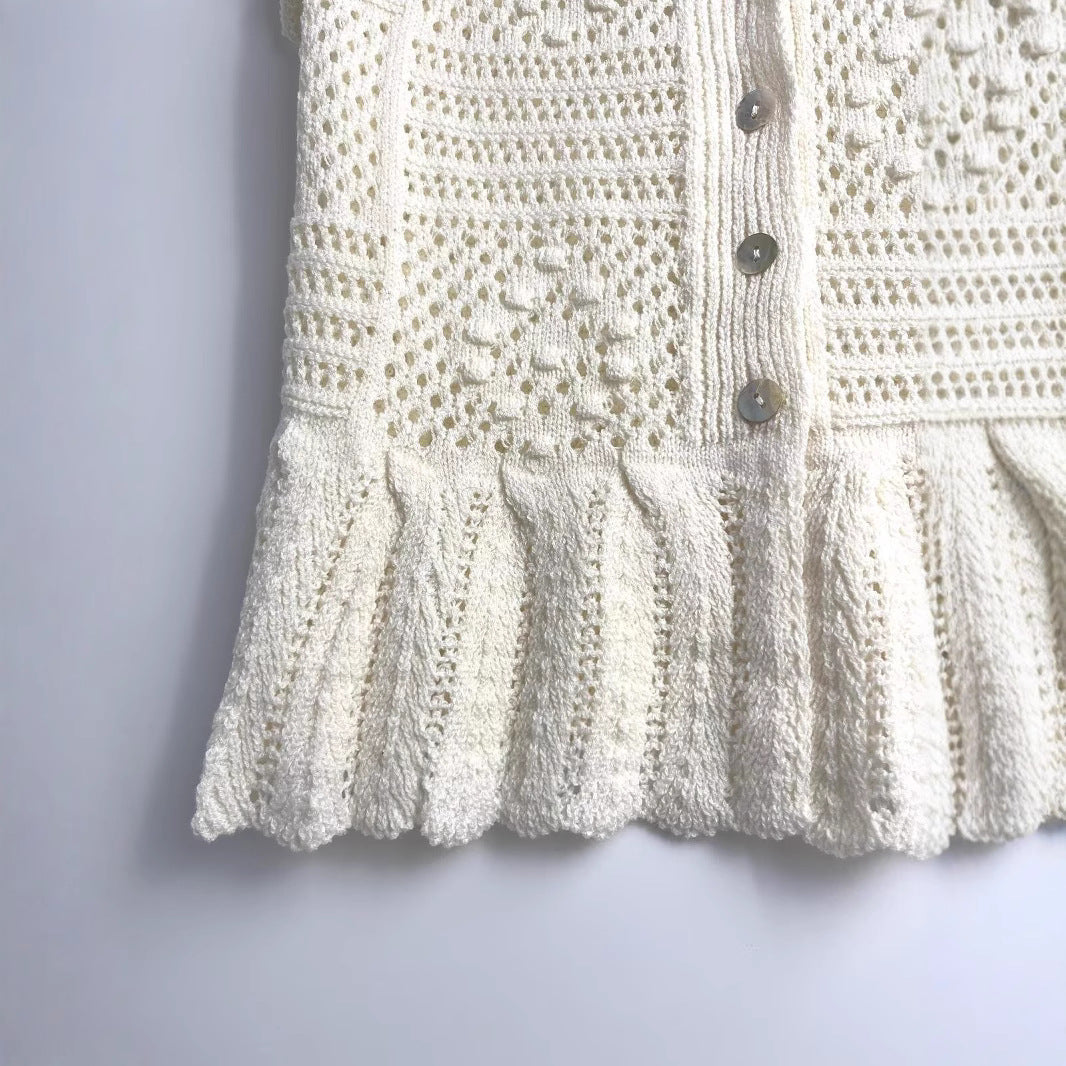 same ANTHEM. Flying Sleeve Mesh Knit Jacket – Jacquard Streetwear for Soulmates