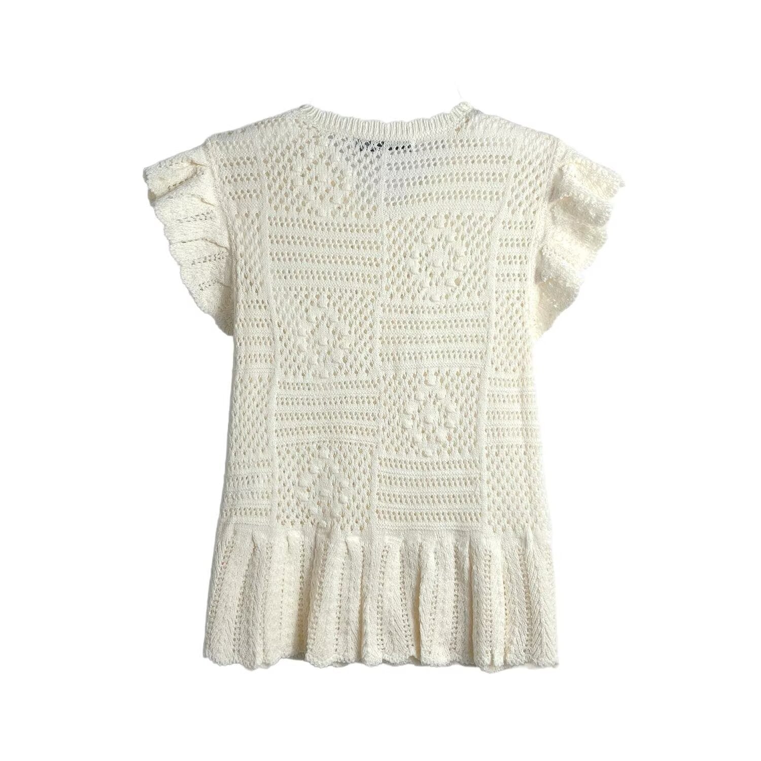 same ANTHEM. Flying Sleeve Mesh Knit Jacket – Jacquard Streetwear for Soulmates