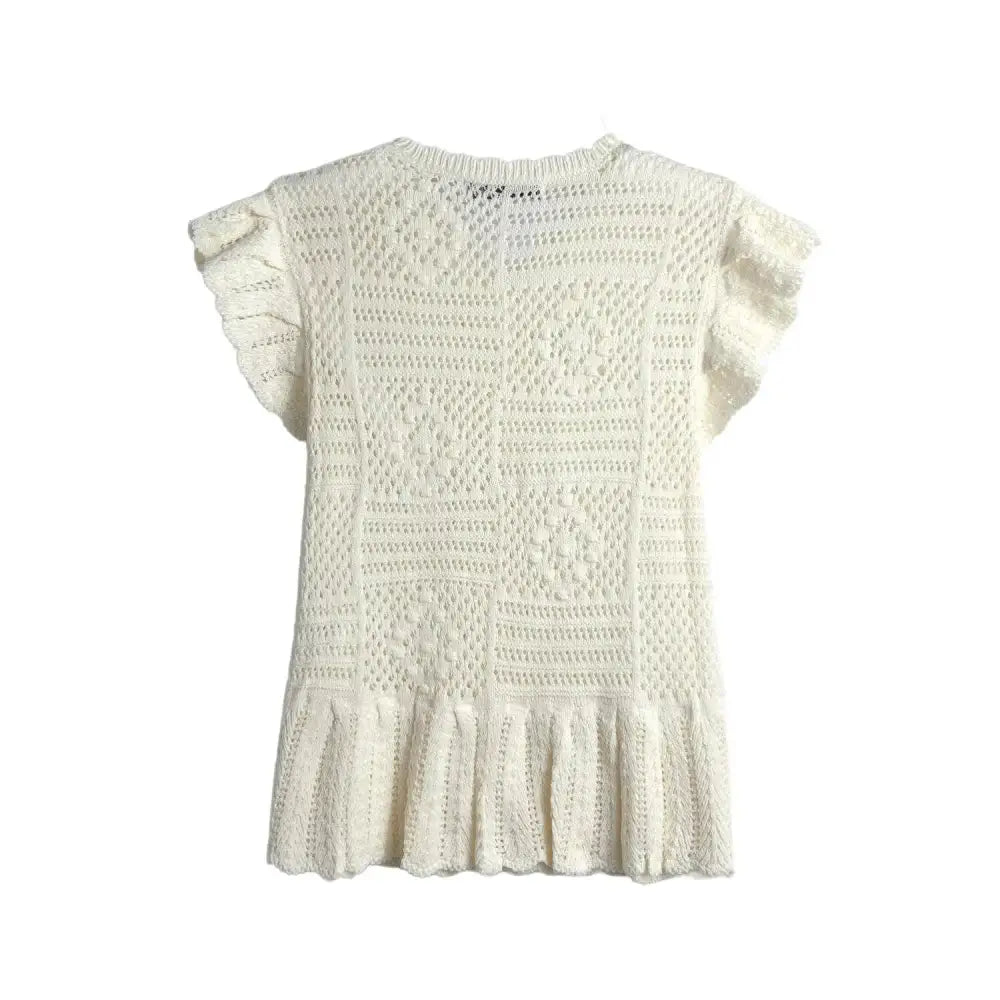 same ANTHEM. Flying Sleeve Mesh Knit Jacket – Jacquard Streetwear for Soulmates