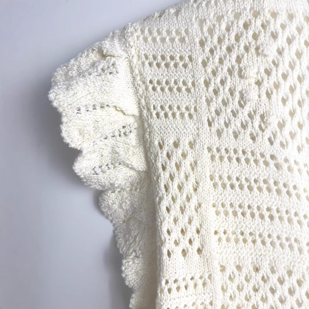same ANTHEM. Flying Sleeve Mesh Knit Jacket – Jacquard Streetwear for Soulmates