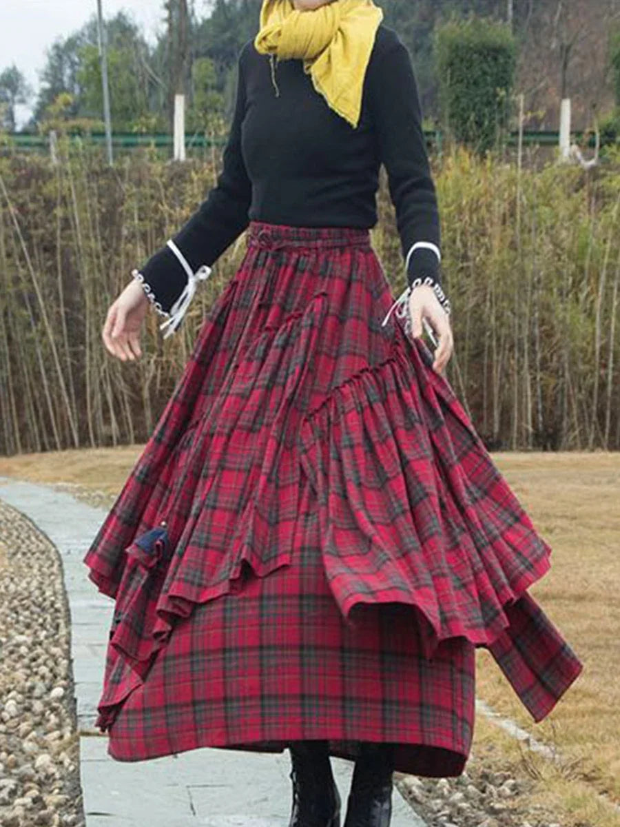 same ANTHEM. Irregular Hem Lace Skirt – Medieval-Inspired Soulmate Streetwear