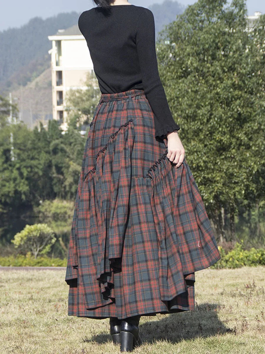 same ANTHEM. Irregular Hem Lace Skirt – Medieval-Inspired Soulmate Streetwear