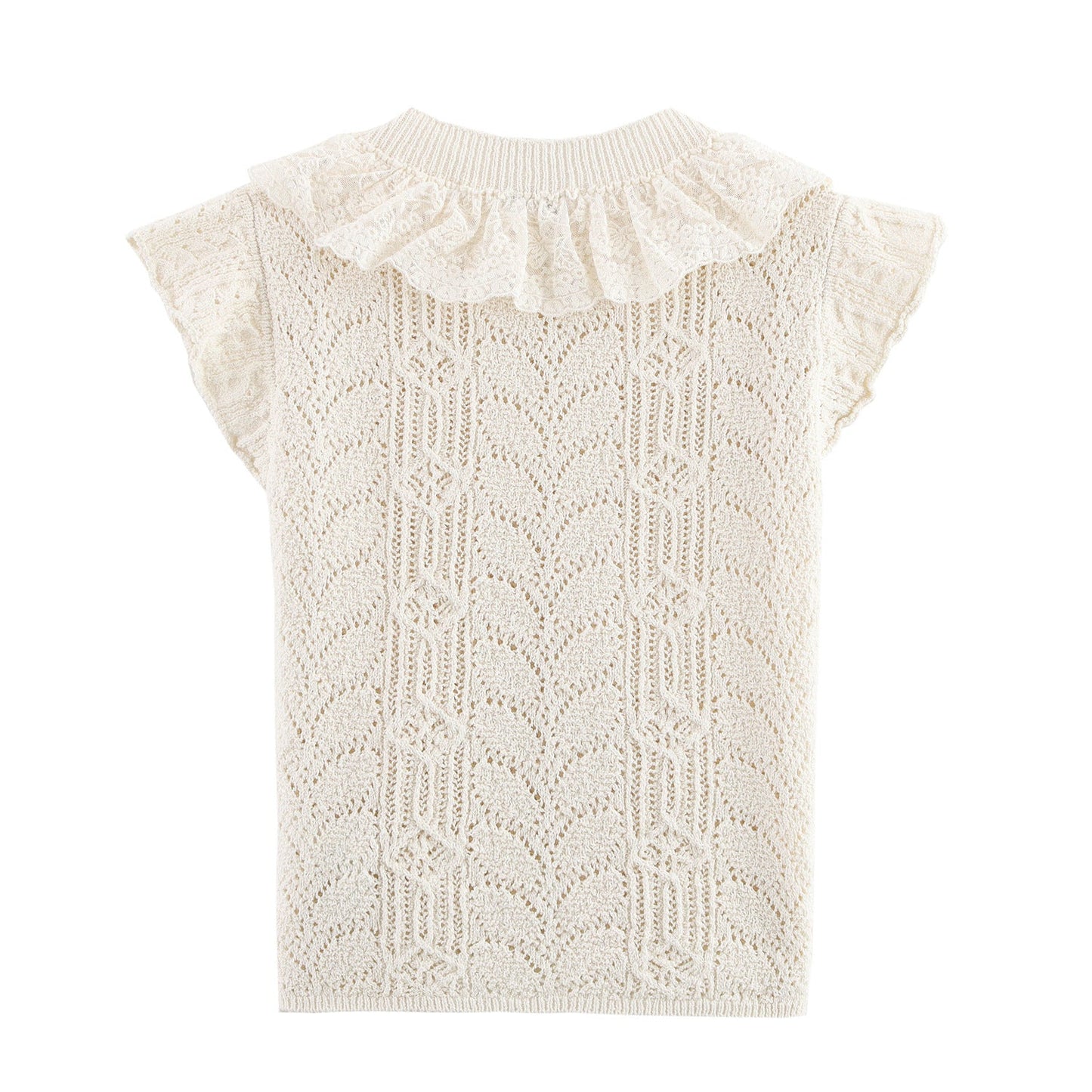 same ANTHEM. Jacquard Mesh Knit Top – Layered Soulmate Streetwear for Women
