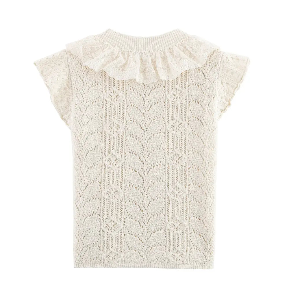same ANTHEM. Jacquard Mesh Knit Top – Layered Soulmate Streetwear for Women