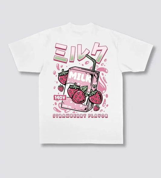 same ANTHEM. Japanese Cute Style Tee – Oversized Soulmate T-Shirt for Men - YT250611101-white / XS
