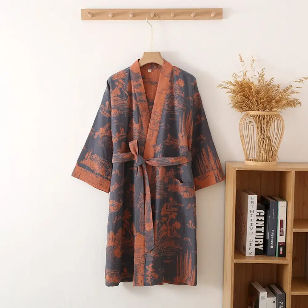 same ANTHEM. Men’s Jacquard Gauze Pajamas – Soulmate Streetwear for Rest & Rhythm