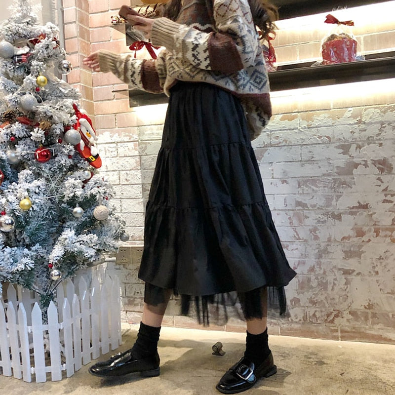 same ANTHEM.Multi Layered Tulle Skirt – Vintage Soulmate Streetwear - black / One Size