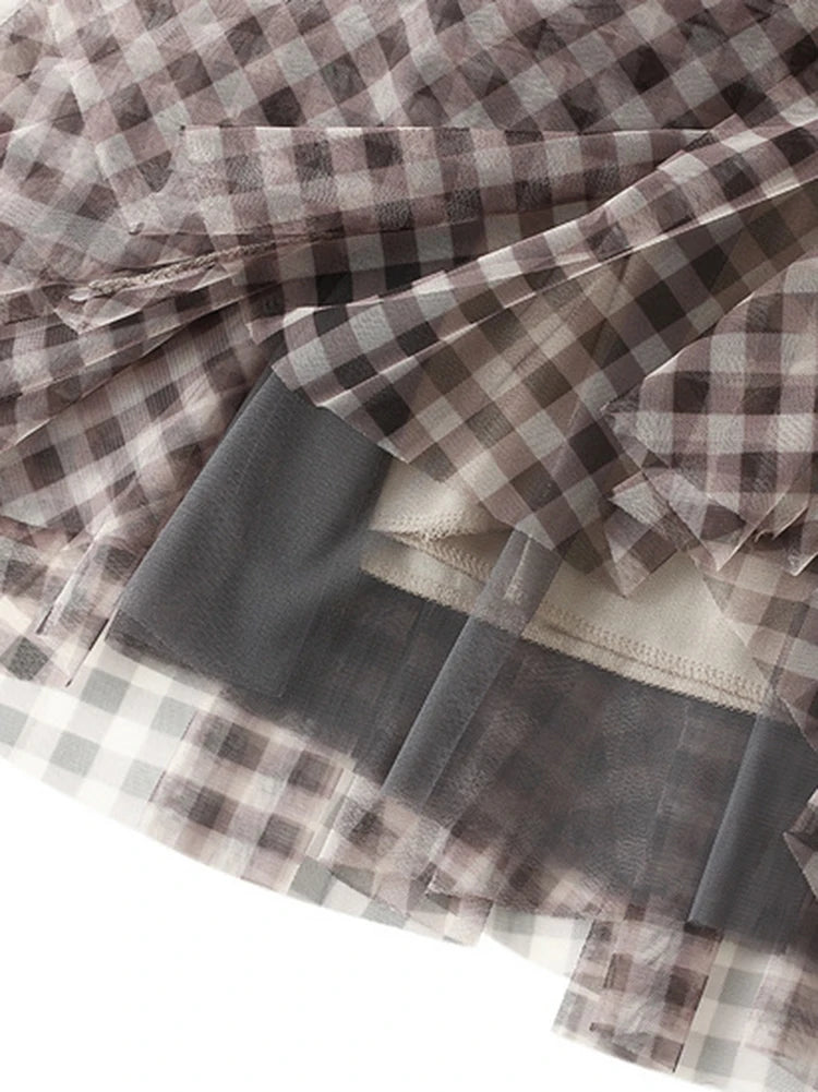same ANTHEM. Patchwork Plaid Tulle Skirt – Vintage Soulmate Streetwear
