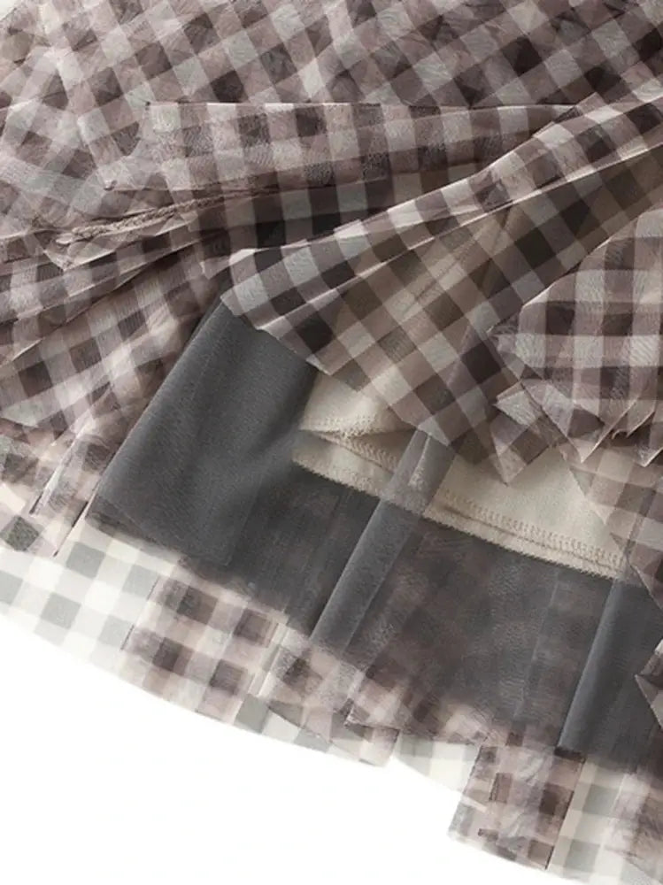 same ANTHEM. Patchwork Plaid Tulle Skirt – Vintage Soulmate Streetwear