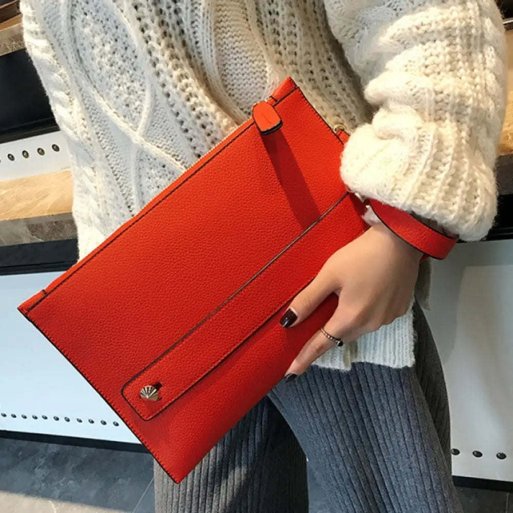 same ANTHEM. Red Clutch Bag – Soulmate Streetwear Statement Accessory