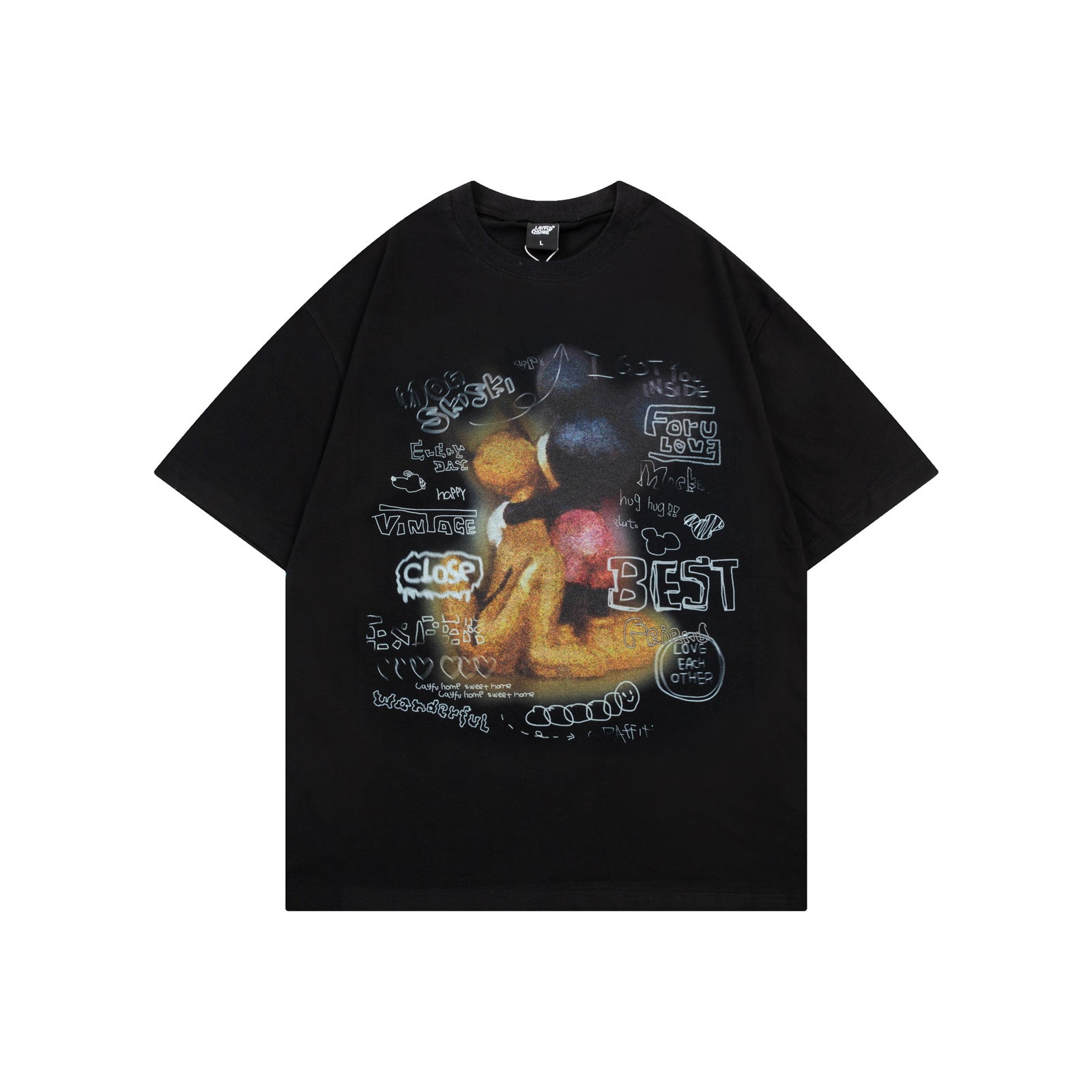 same ANTHEM. Retro Blurred Mickey T-Shirt – Soulmate Streetwear for Men