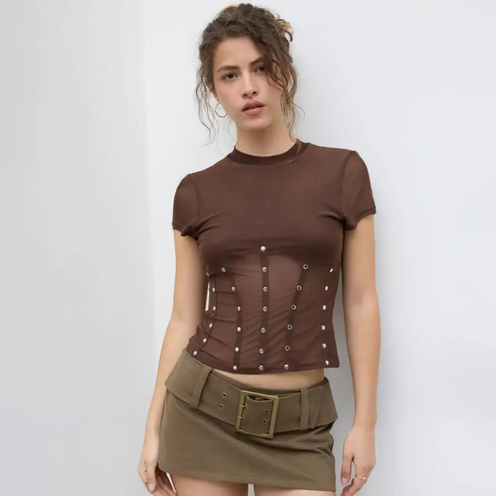 same ANTHEM. Rivet Punk Tee – Summer Streetwear for Soulmates & Rebels