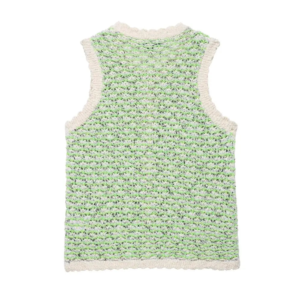 same ANTHEM. Soulmate Knit Vest – Sleeveless Round Neck Sweater for Women