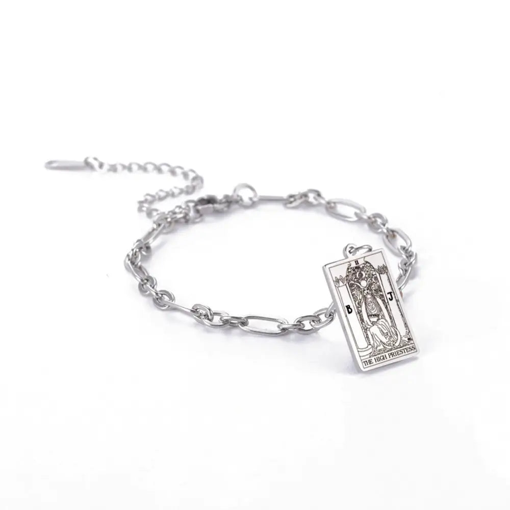 same ANTHEM. Tarot Card Oval Link Bracelet – Soulmate Streetwear Jewelry