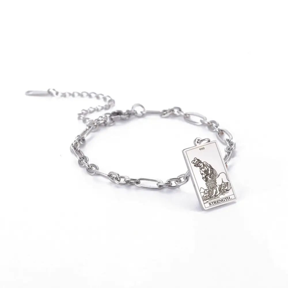 same ANTHEM. Tarot Card Oval Link Bracelet – Soulmate Streetwear Jewelry