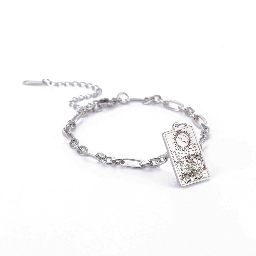 same ANTHEM. Tarot Card Oval Link Bracelet – Soulmate Streetwear Jewelry
