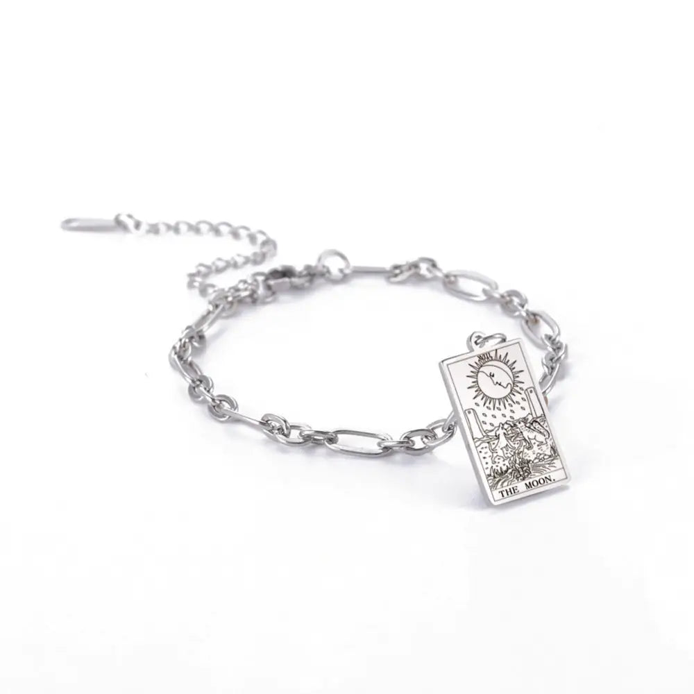 same ANTHEM. Tarot Card Oval Link Bracelet – Soulmate Streetwear Jewelry