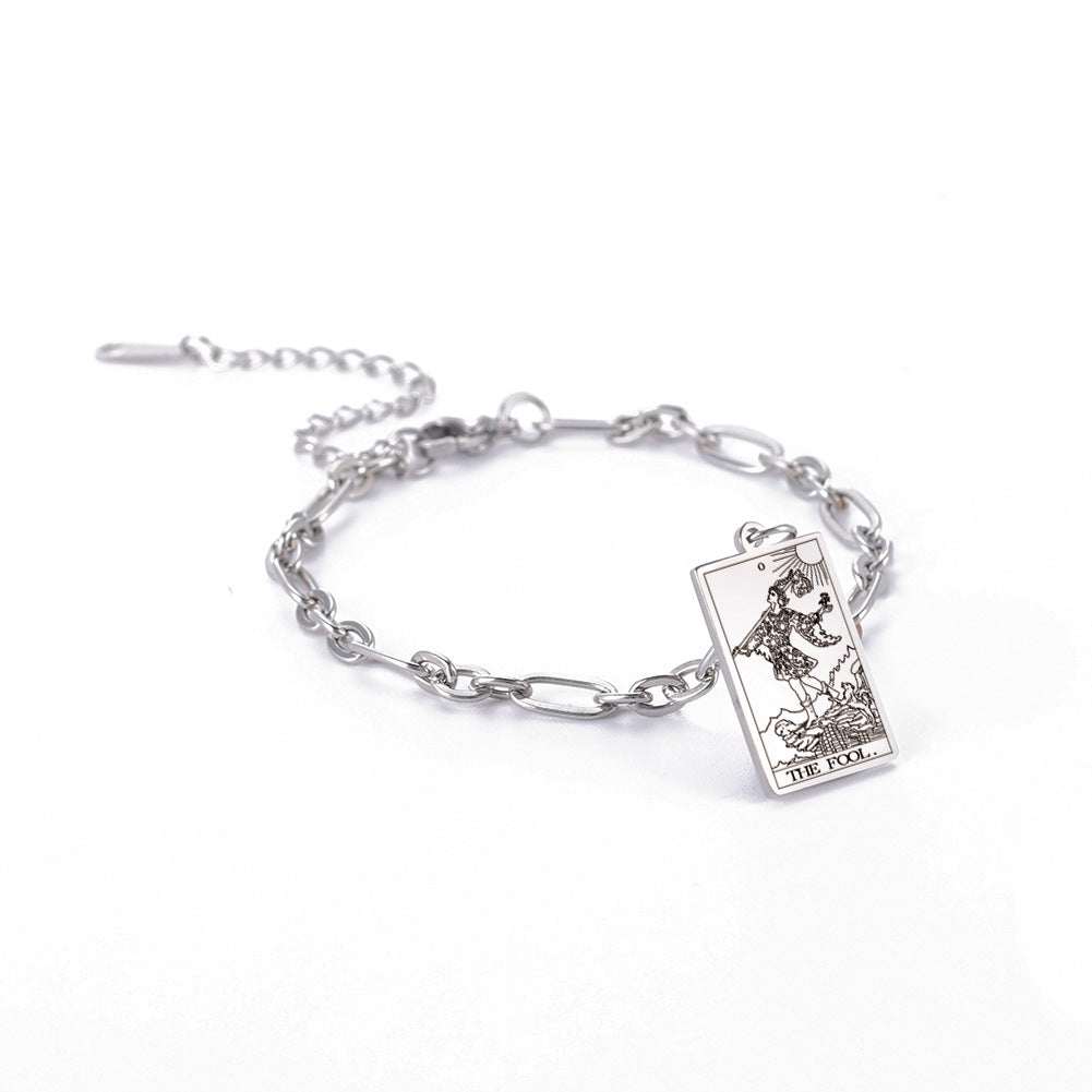 same ANTHEM. Tarot Card Oval Link Bracelet – Soulmate Streetwear Jewelry