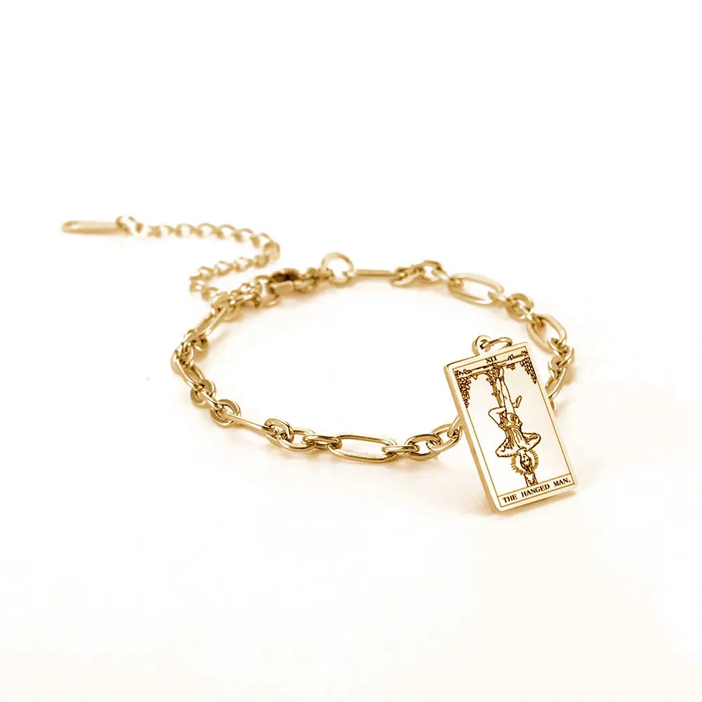 same ANTHEM. Tarot Card Oval Link Bracelet – Soulmate Streetwear Jewelry