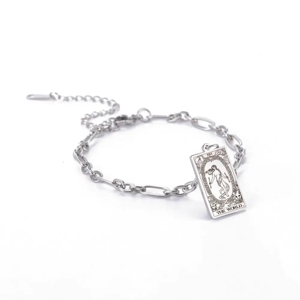 same ANTHEM. Tarot Card Oval Link Bracelet – Soulmate Streetwear Jewelry