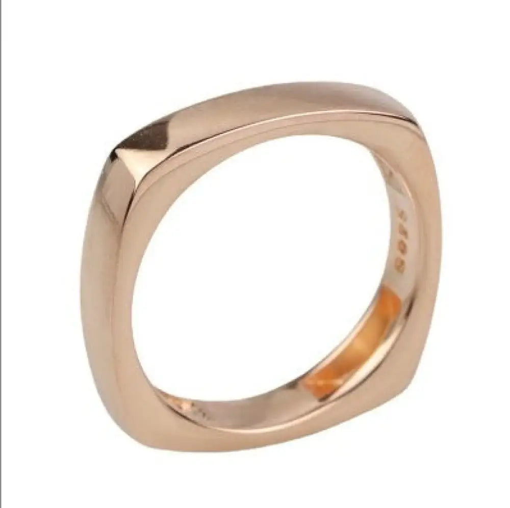 same ANTHEM. Titanium Steel Wild Couple Ring – Soulmate Statement Jewelry - Gold / Size 5 - Bag