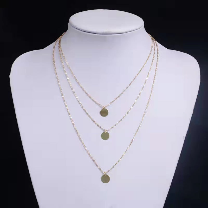 Sequined Clavicle Necklace | Boho Chic Lovers Pendant | same ANTHEM