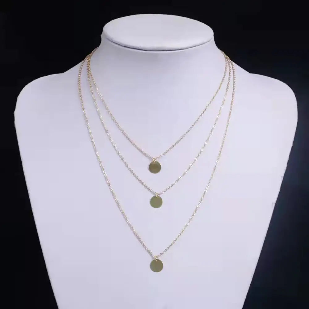 Sequined Clavicle Necklace | Boho Chic Lovers Pendant | same ANTHEM