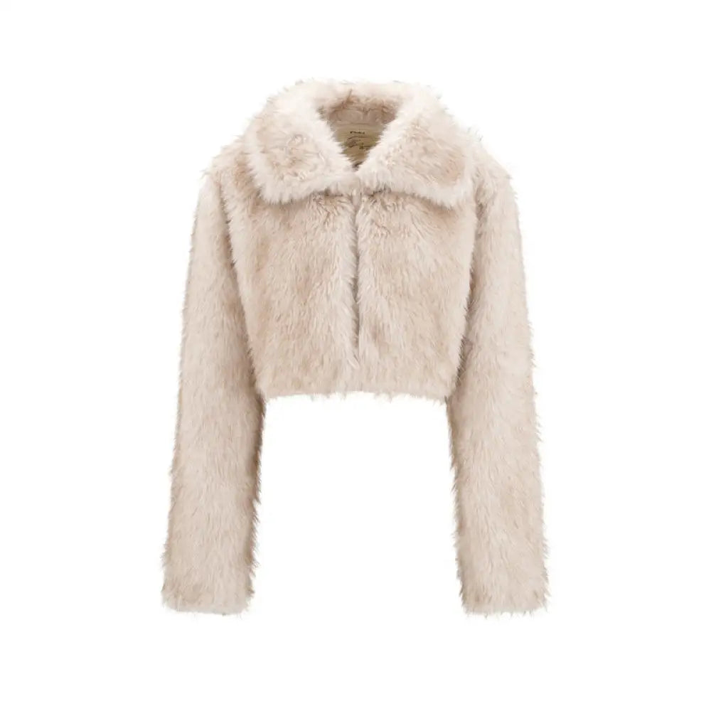 Short Mink Fur Coat – Chic Soulmate Fashion | same ANTHEM. - white / S