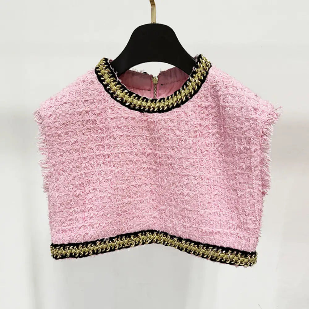 Short Three Piece Woolen Set | same ANTHEM.