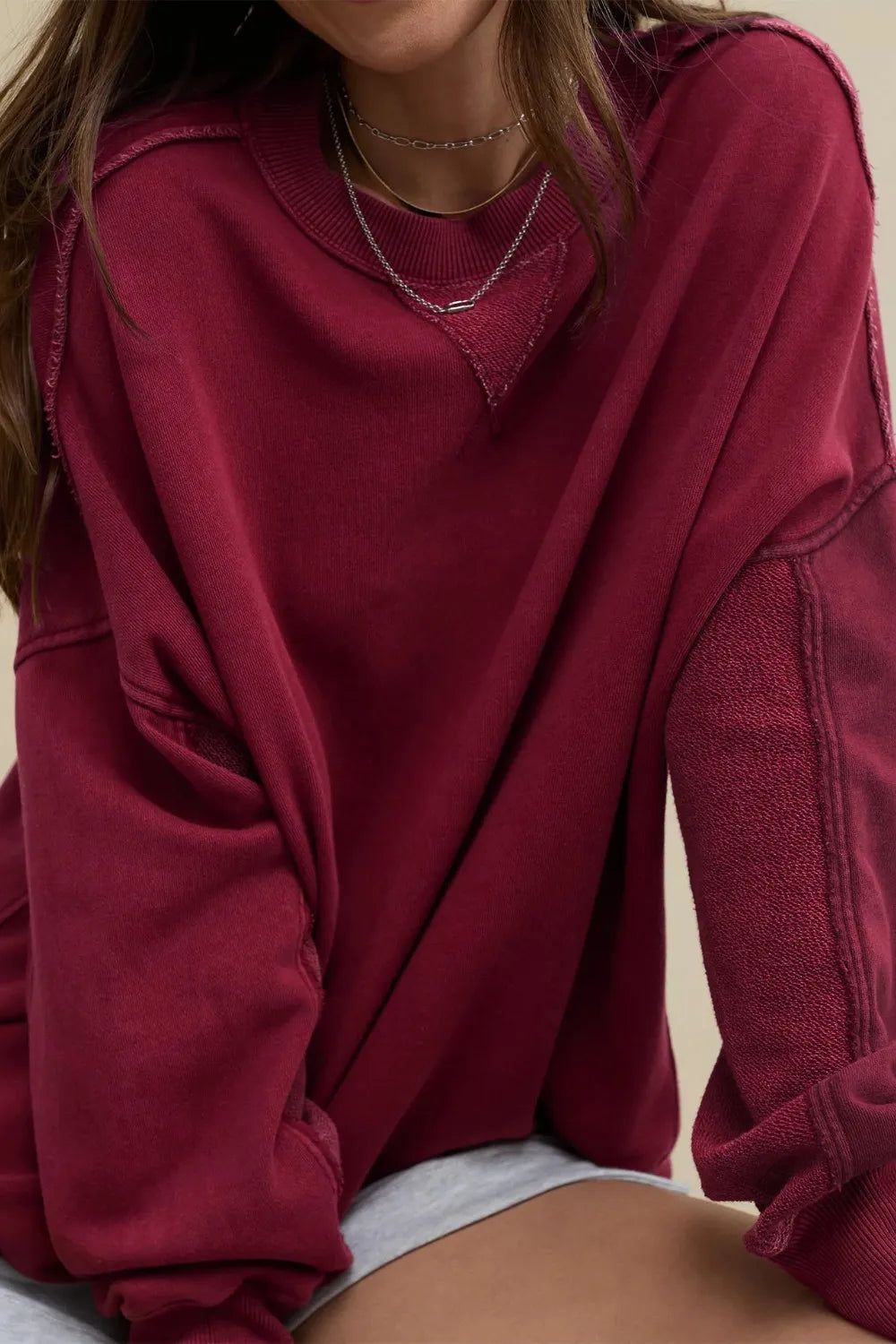 Side Slit Streetwear Sweatshirt – same ANTHEM | Casual Style for Soulmates & Lovers