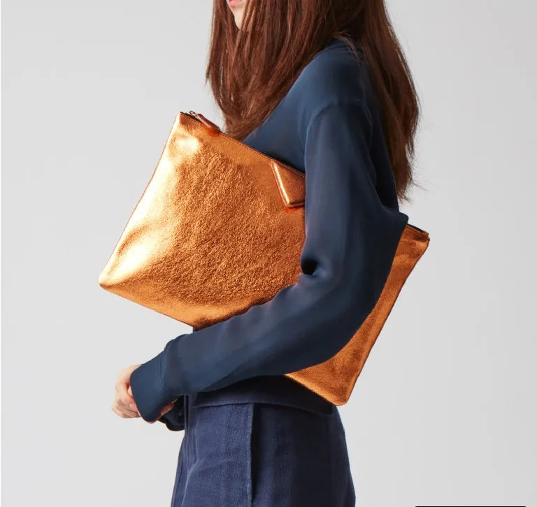 Silver Envelope Clutch Bag | Soulmate Streetwear – same ANTHEM.