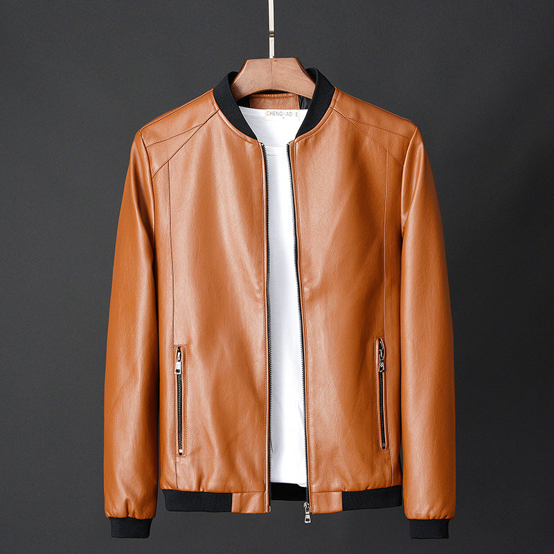 Slim Leather Jacket – Classic Urban & Soulful | same ANTHEM