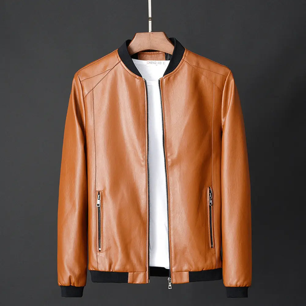 Slim Leather Jacket – Classic Urban & Soulful | same ANTHEM