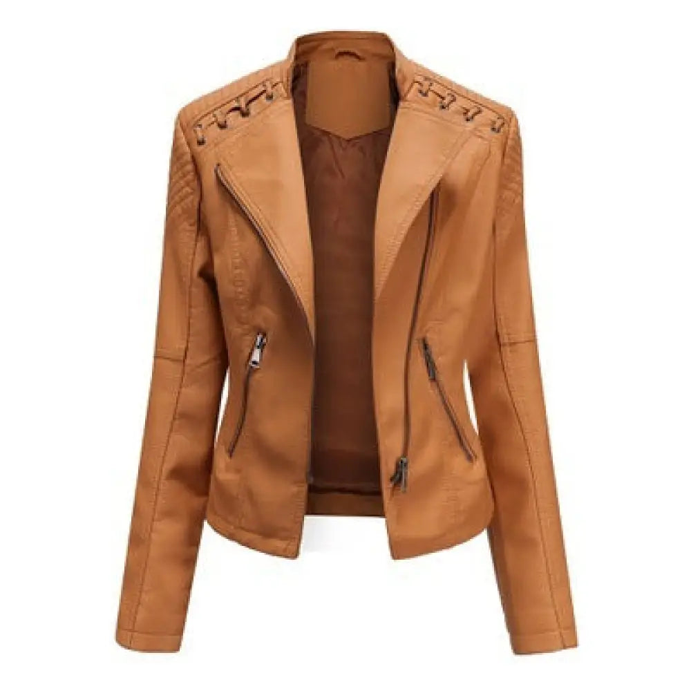 Slim Leather Jacket for Women – Soulmate Style Outerwear | same ANTHEM - Jacket