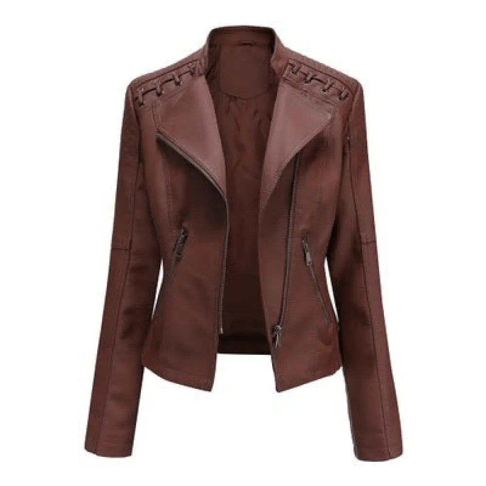 Slim Leather Jacket for Women – Soulmate Style Outerwear | same ANTHEM - Jacket