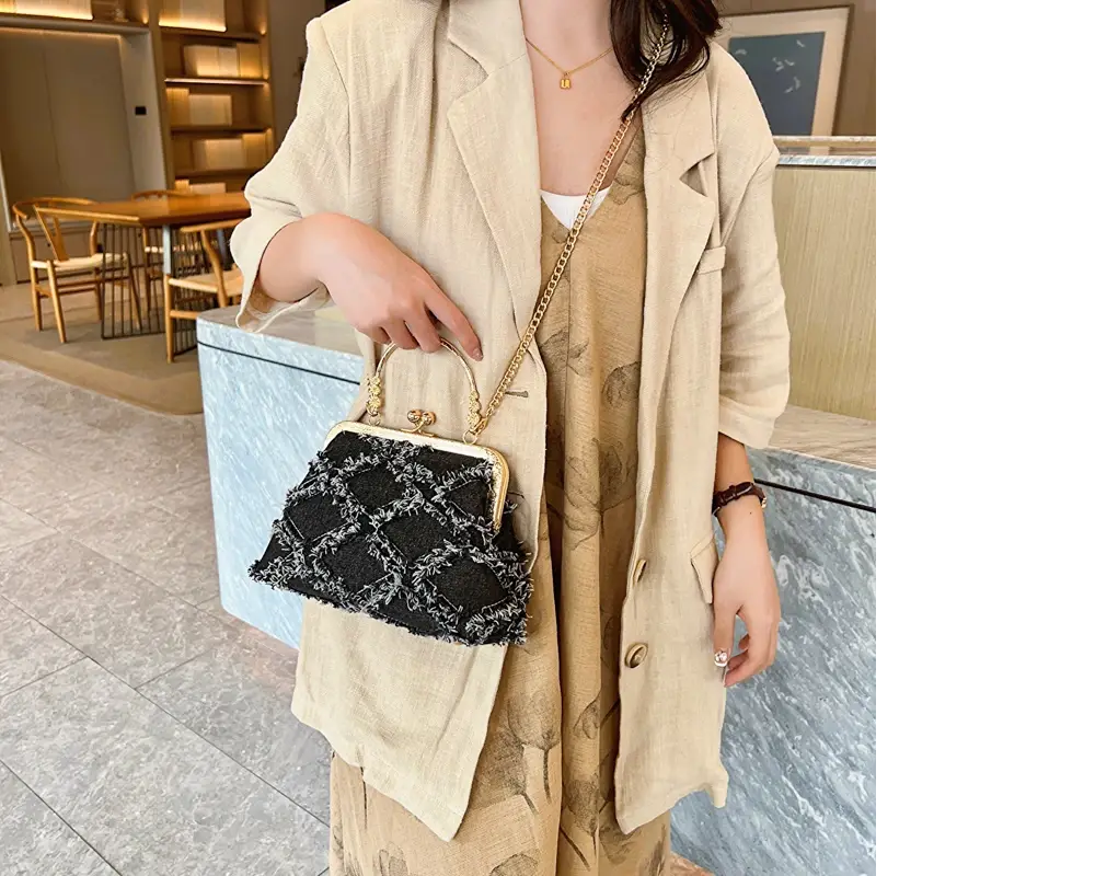 Small Denim Crossbody Bag – Travel Purse for Women | same ANTHEM.