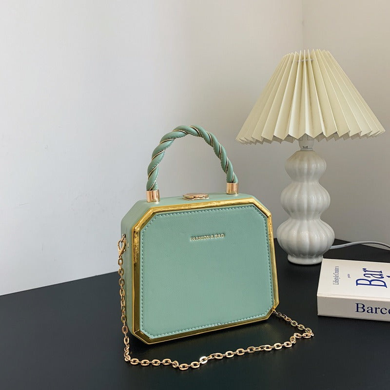 Small Square Chain Crossbody Bag | same ANTHEM. Soulmate Streetwear - green / 18*7*15