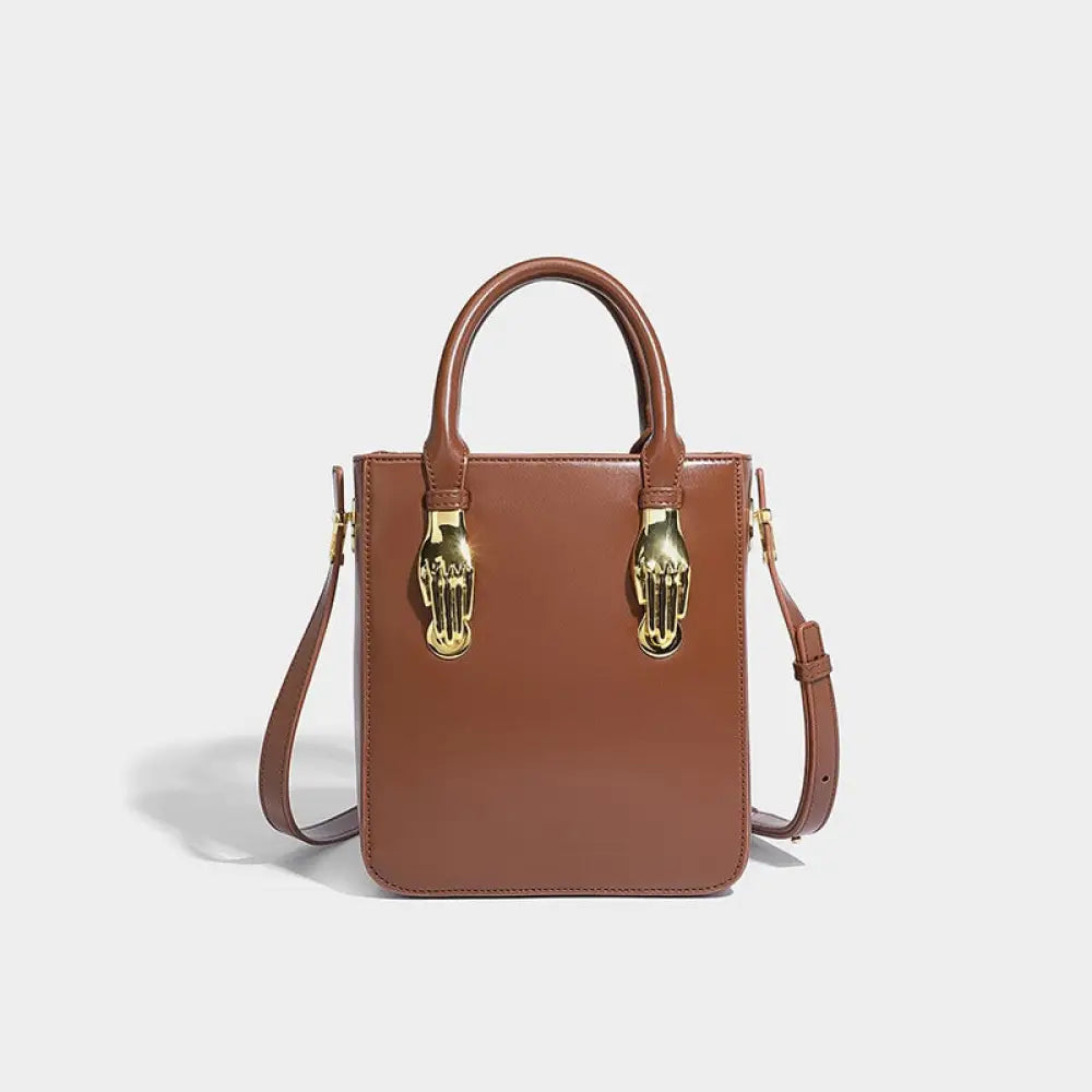 Small Square PU Bag – Soulmate Streetwear for Women | same ANTHEM - Brown